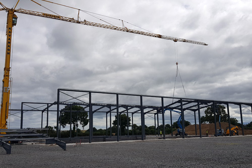 industrial building supply and erection services