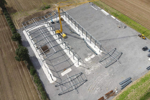 industrial building supply and erection services